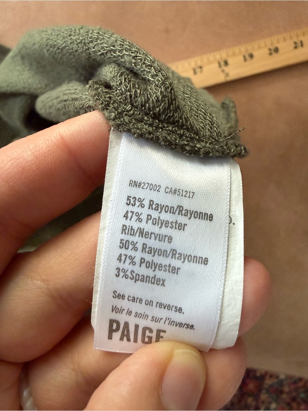 PAIGE Sage Midi Tank Dress M Olive Green V Neck Sleeveless Side Slit Maxi - Picture 6 of 7